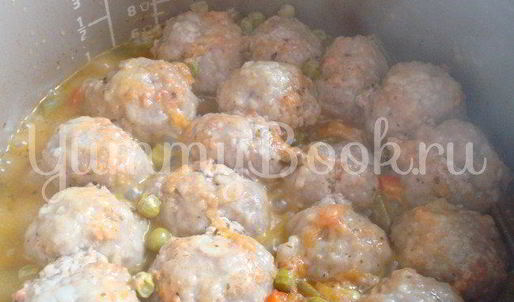 тефтели с гречкой в мультиварке