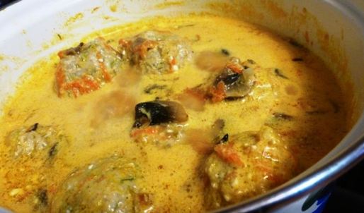 тефтели с грибной подливой