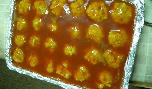 тефтели с рисом и сельдереем