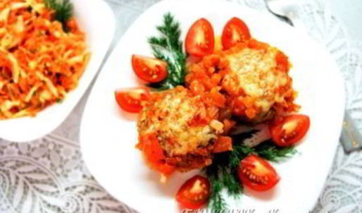 тефтели с сыром в соусе из томатов