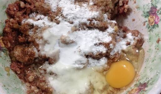 тефтели с яблоком в медовой глазури с рисом