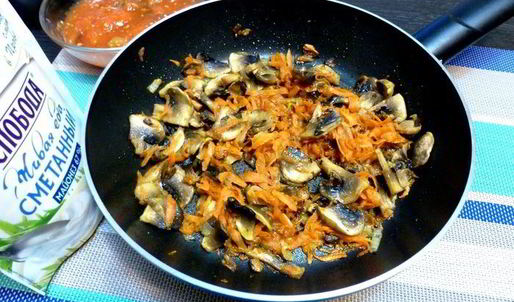 тефтели слободские в грибной подливе