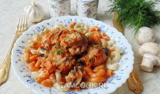 тефтели в грибном соусе