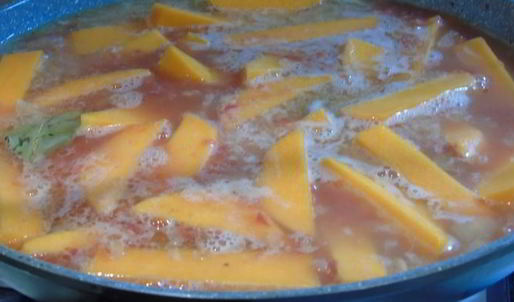 тефтели в соусе с тыквой