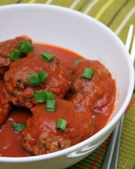 Рецепт тефтели в томатном соусе с мятой