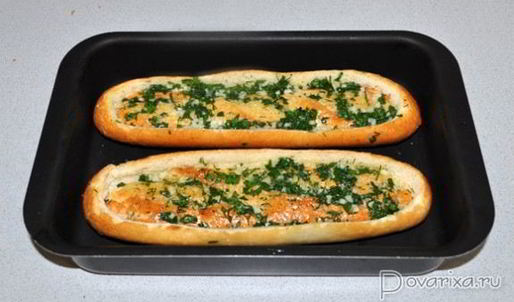 тефтели, запеченные в багете