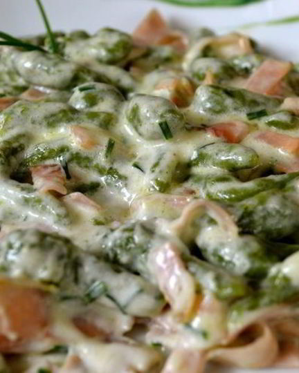 Рецепт тирольских клецек со шпинатом