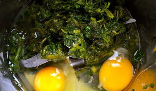 тирольские клецки со шпинатом