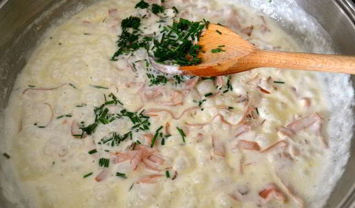 тирольские клецки со шпинатом