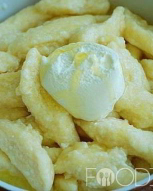 Ленивые вареники на кефире