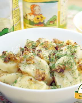 Постные ленивые вареники с картофелем