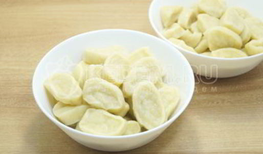 постные ленивые вареники с картофелем