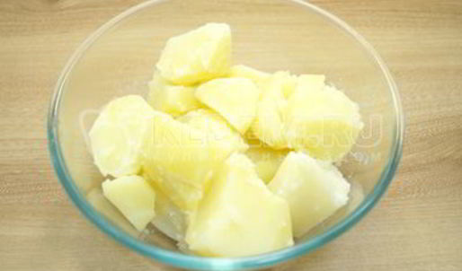 постные ленивые вареники с картофелем