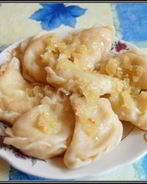 Постные вареники с картошкой без яиц