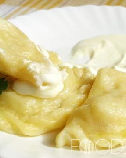 Рецепт соленых вареников с творогом