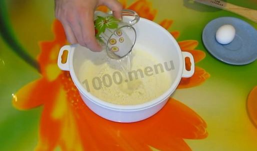 тесто на вареники с яйцом