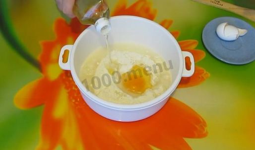 тесто на вареники с яйцом