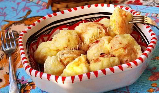 творожные ленивые вареники с манкой