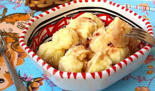 творожные ленивые вареники с манкой