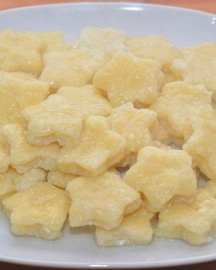 Творожные ленивые вареники Звездочки