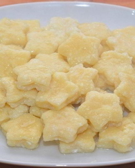 Рецепт творожных ленивых вареников звездочки