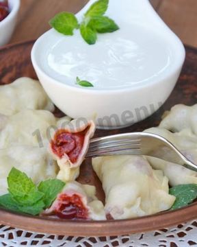 Вареники на пару в мультиварке с вишнями