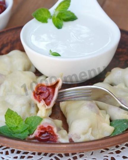 Рецепт вареников на пару в мультиварке с вишнями