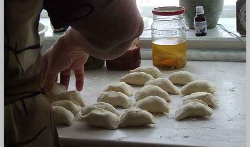 вареники на пару