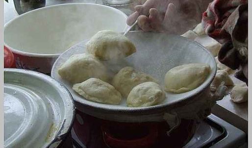 вареники на пару