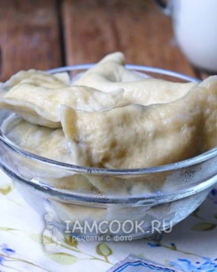 Рецепт вареников с черникой на кефире