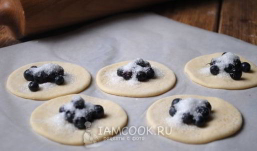 вареники с черникой на кефире