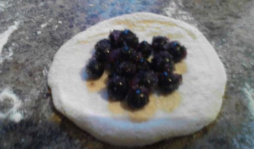 вареники с черникой