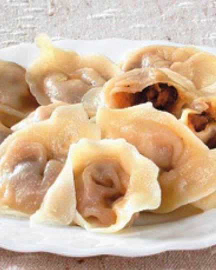 Рецепт вареников с фасолью и грибами