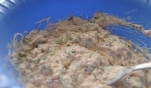 вареники с форелью и рикоттой