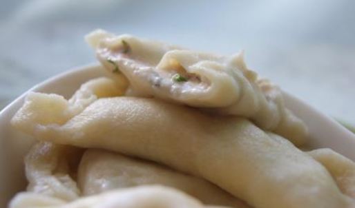 вареники с форелью и рикоттой