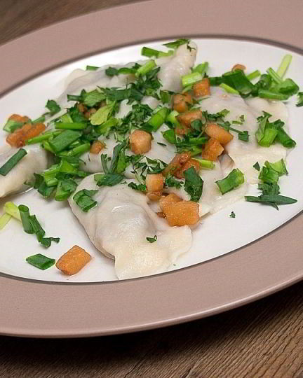 Рецепт вареников с гречкой и грибами