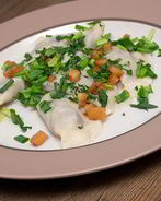 Вареники с гречкой и грибами