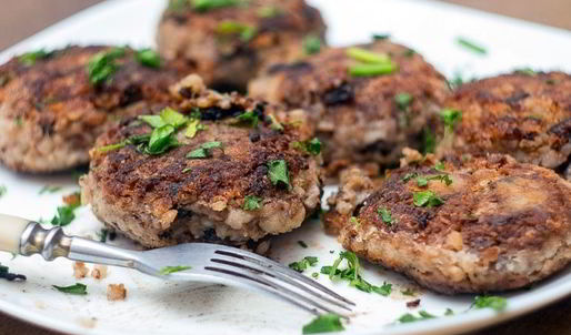 вареники с гречкой и грибами