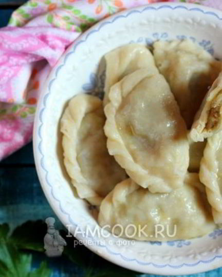 Рецепт вареников с картофелем и говядиной