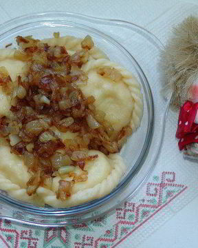 Вареники с картофелем и грибами