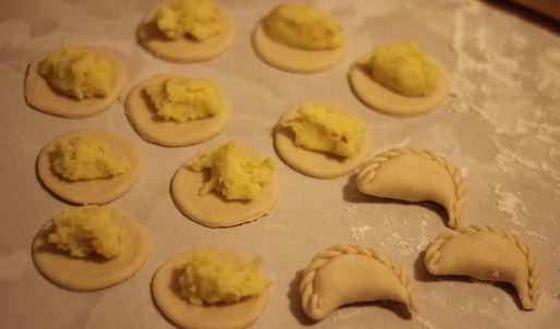 вареники с картофелем