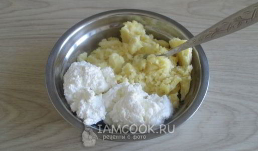 вареники с картошкой и творогом