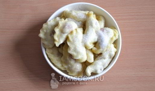 вареники с клубникой на кефире