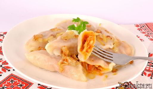 вареники с квашеной капустой