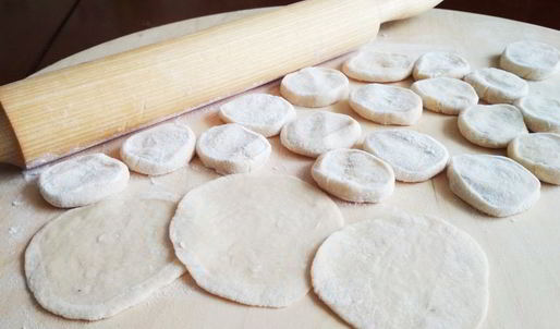 вареники с лесной земляникой