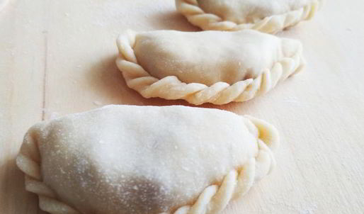 вареники с лесной земляникой