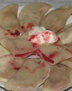 Вареники с малиной