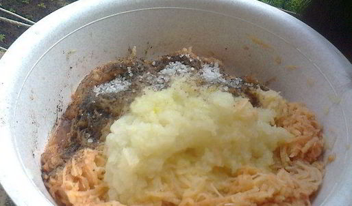 вареники с полусырой картошкой