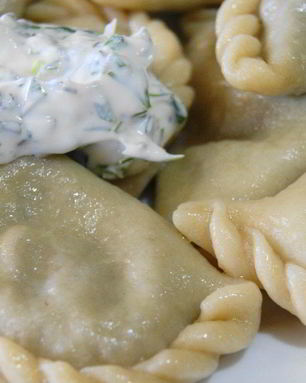 Вареники с редькой