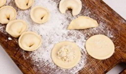 вареники с редькой